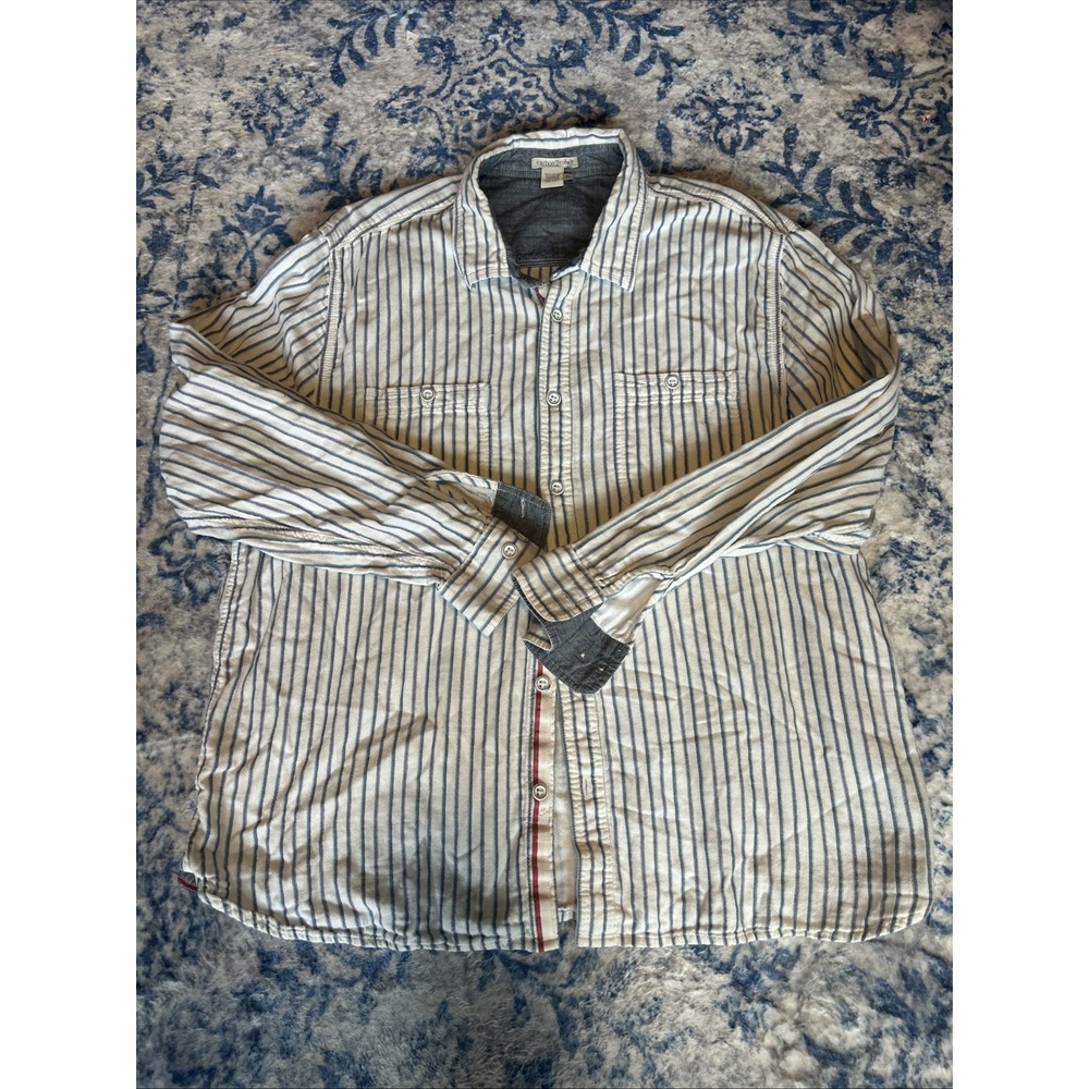Carbon 2 Cobalt Shirt XL Long Sleeve Button Up Multicolor Plaid Cotton